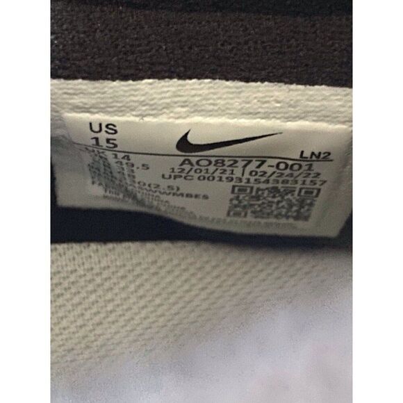 Nike Vapor Edge 360 Pro Football Cleats AO8277-001 Black White Men’s Sz 15 - Picture 10 of 10